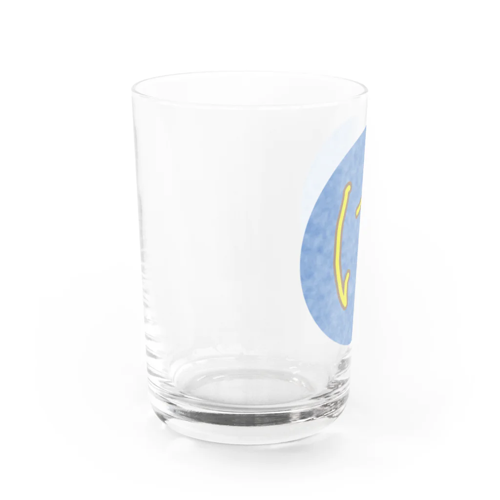 ぷぷぷのに(パステル) Water Glass :left