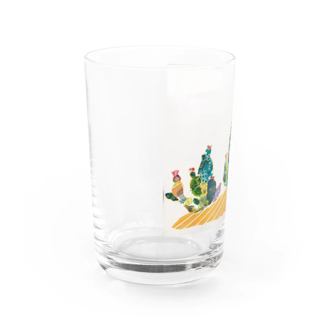 r_Waomのマステ絵サボテン Water Glass :left