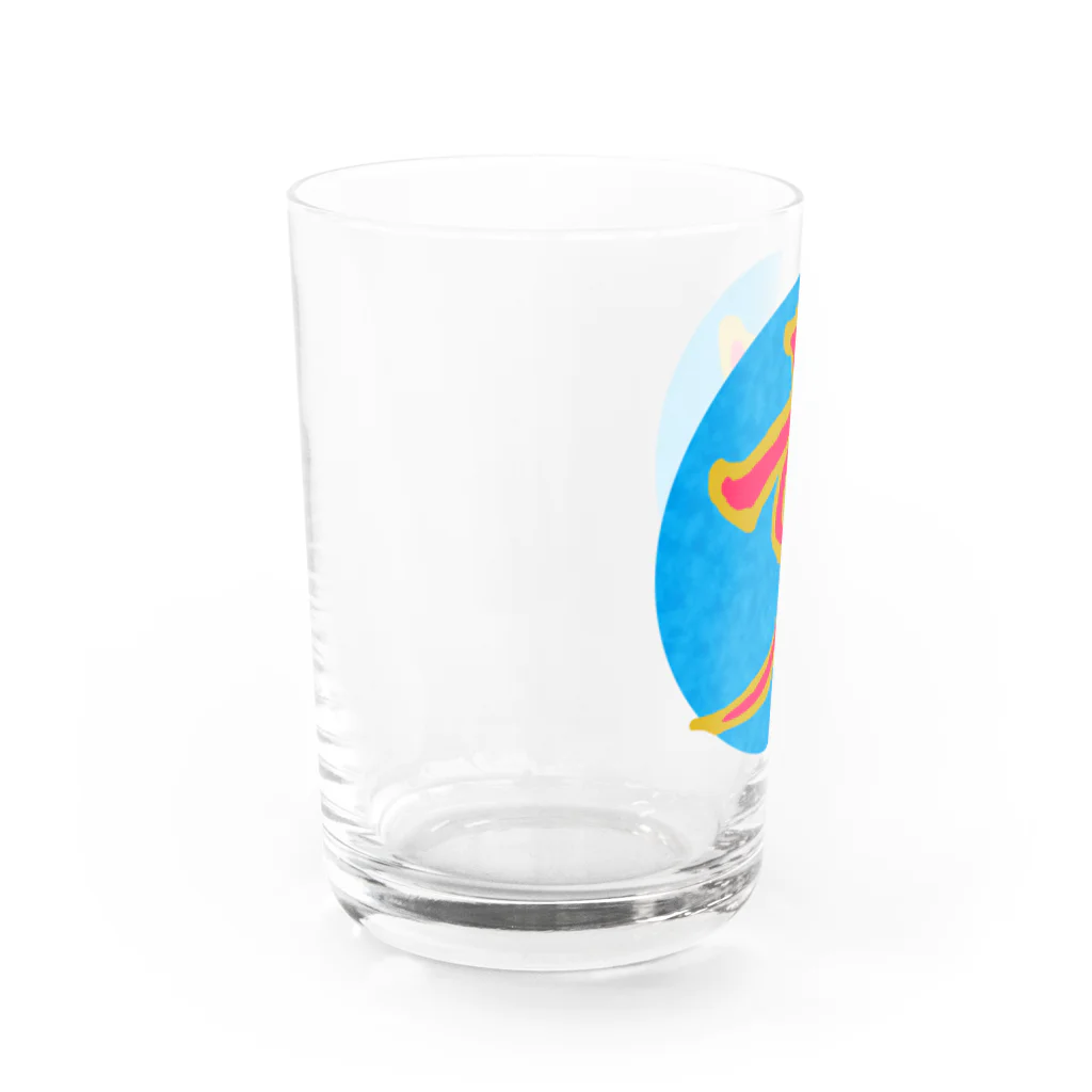 ぷぷぷのす(赤) Water Glass :left