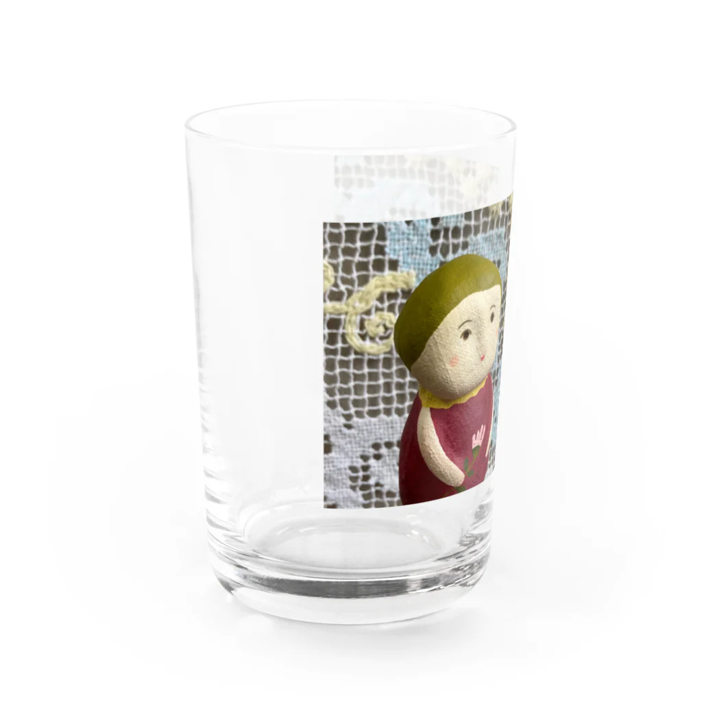 うきうき堂のブロンドの女の子 Water Glass :left