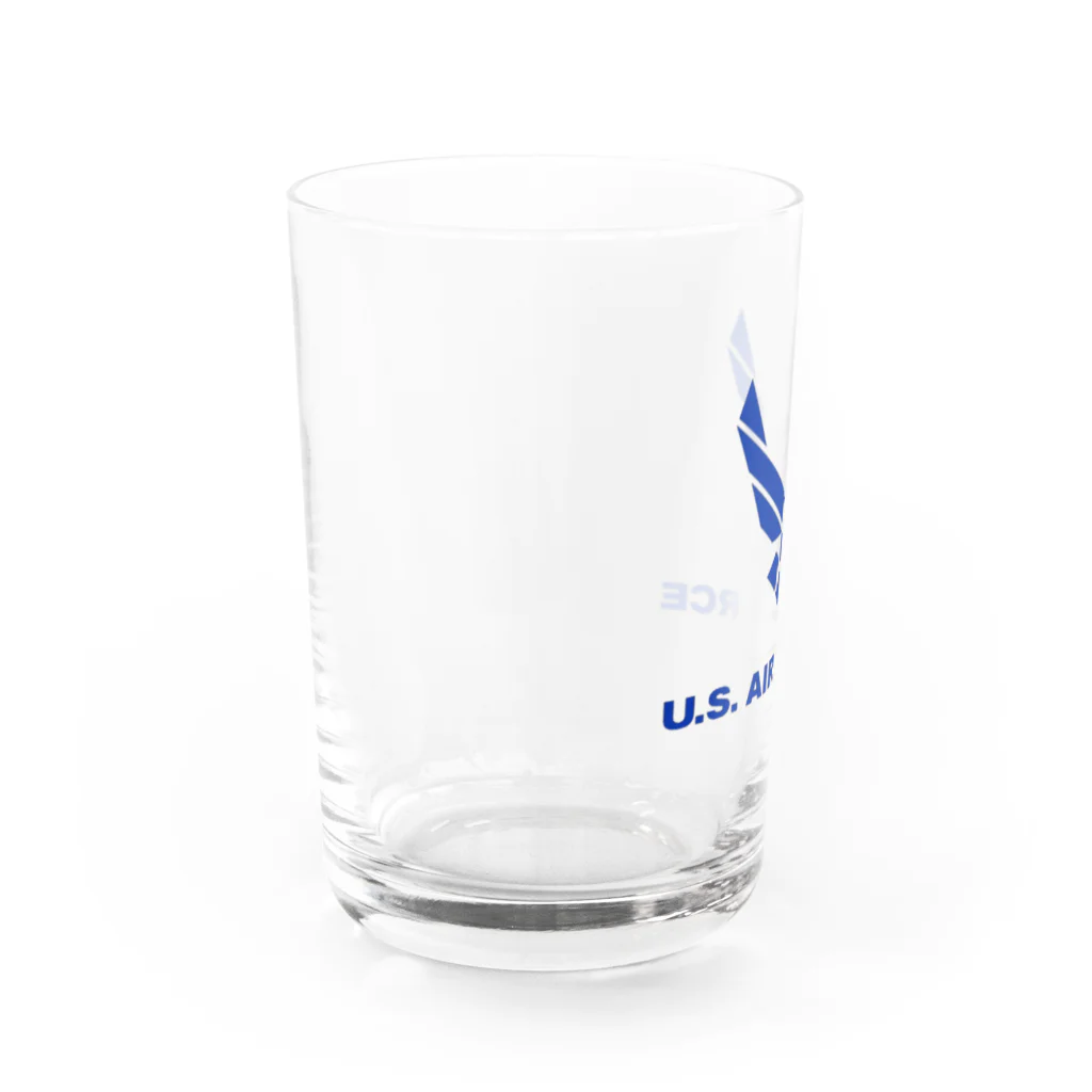 rikunosukeshopのU.S.A.F ロゴ　アイテム Water Glass :left