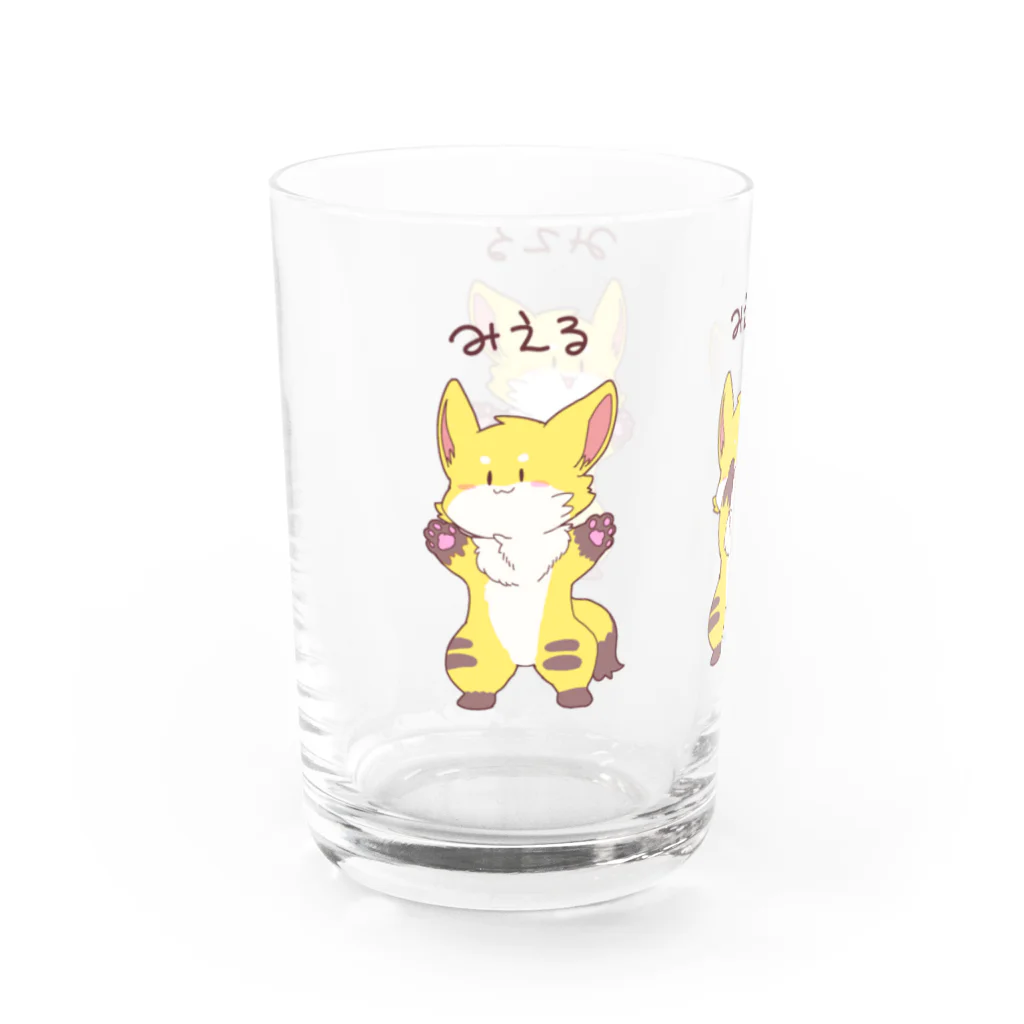 望月ぴの。のみえるみえないみえる Water Glass :left