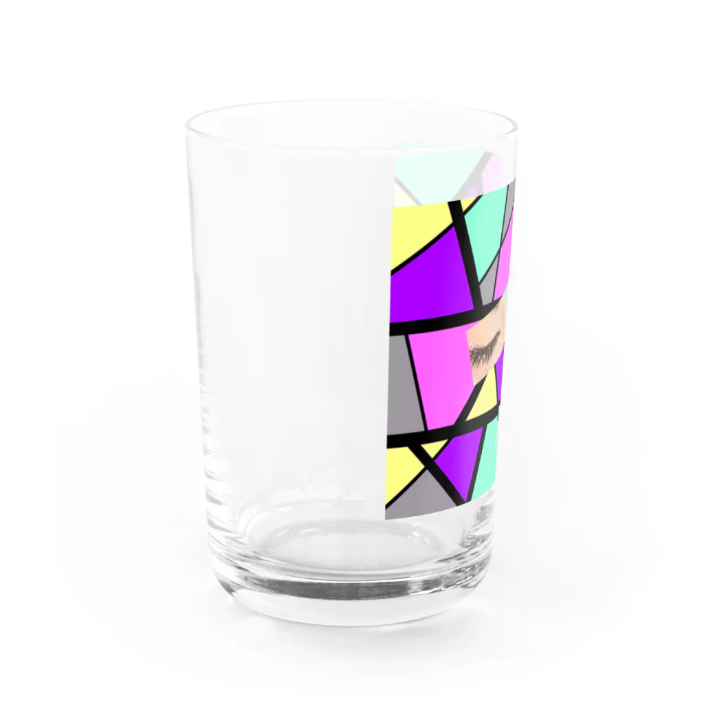 Ｍ✧Ｌｏｖｅｌｏ（エム・ラヴロ）の赤いくちびる💋（モザイク） Water Glass :left