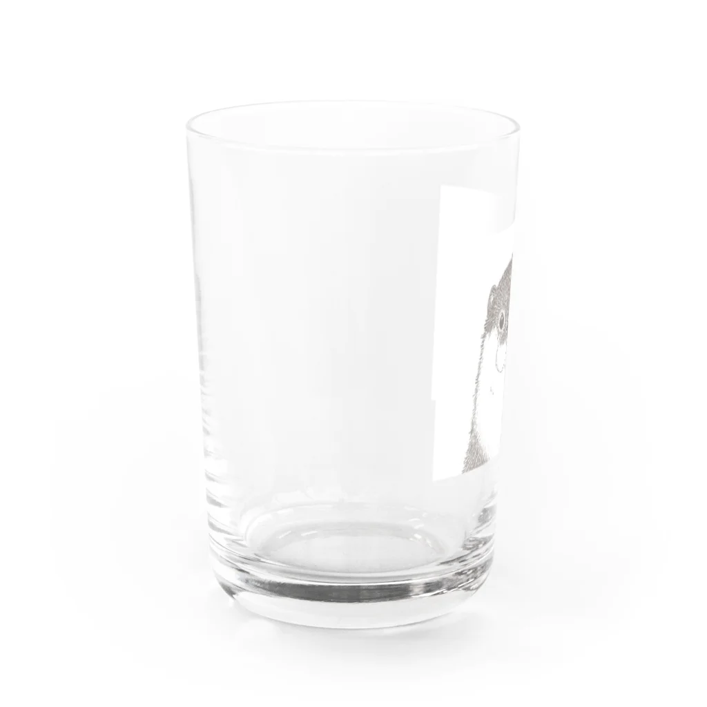 kittoの白ムギュ王子 Water Glass :left