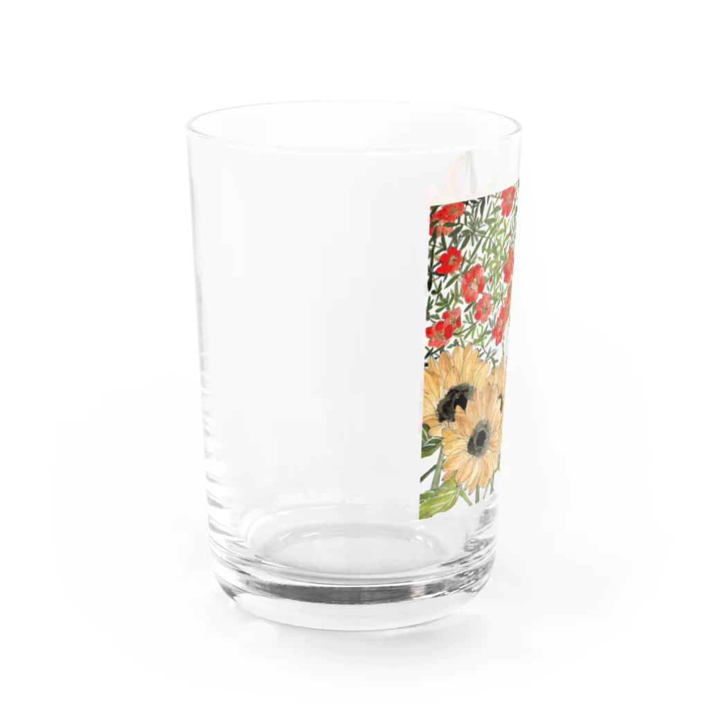 gekkaの8月のくるくる Water Glass :left