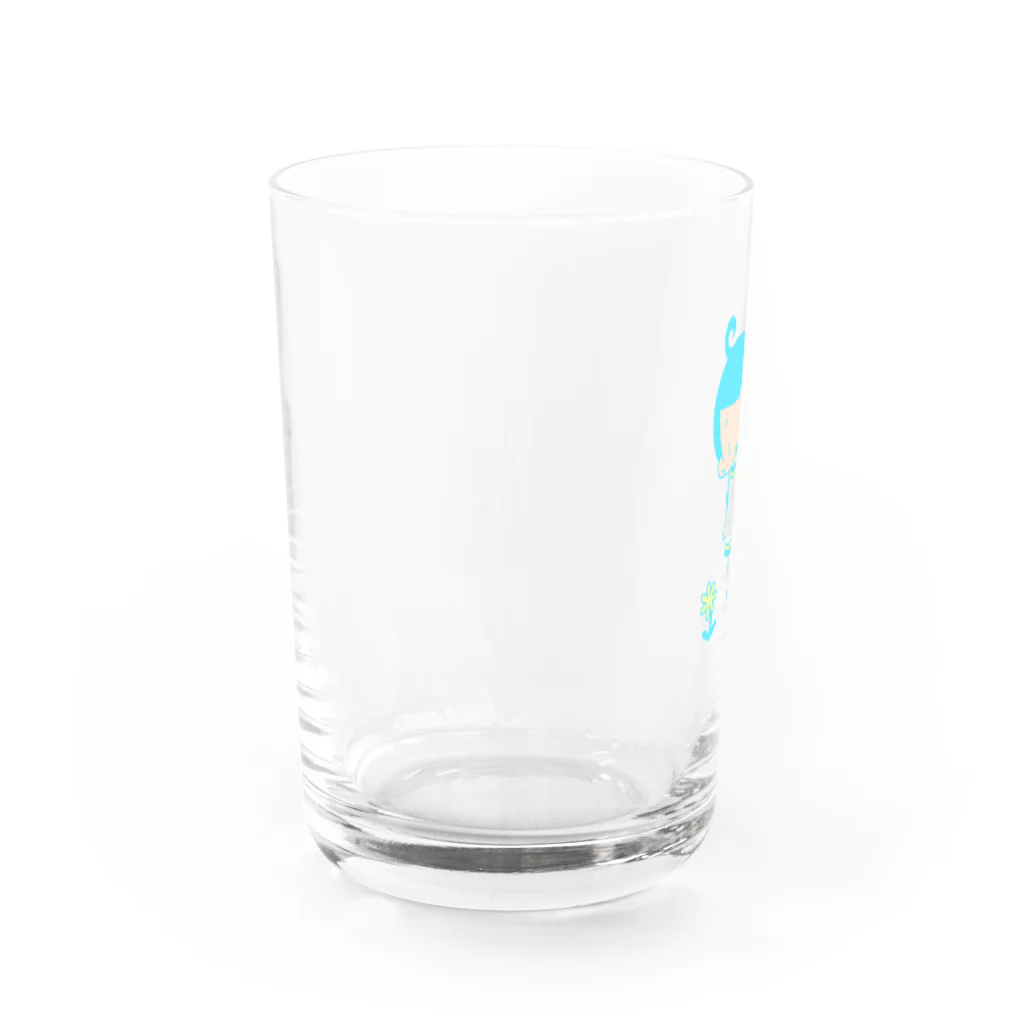 猫月のゆるっとショップの夏の花 Water Glass :left