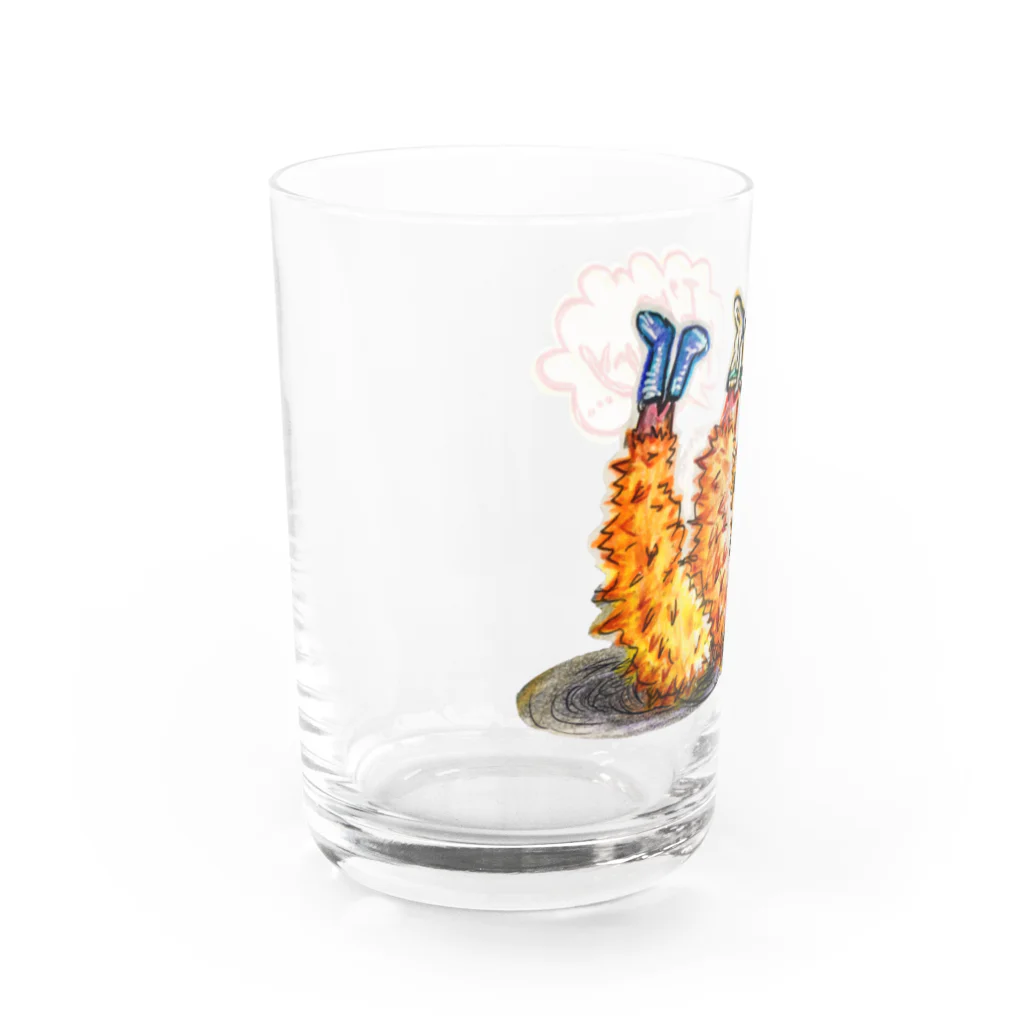 守時はるひのI'm hungry... Water Glass :left