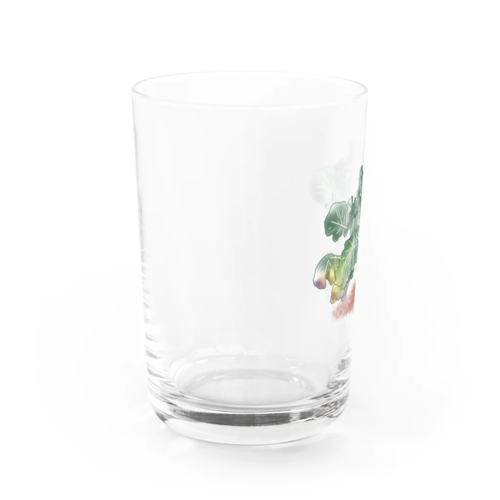 サルハ亭のブロッコリー Water Glass :left