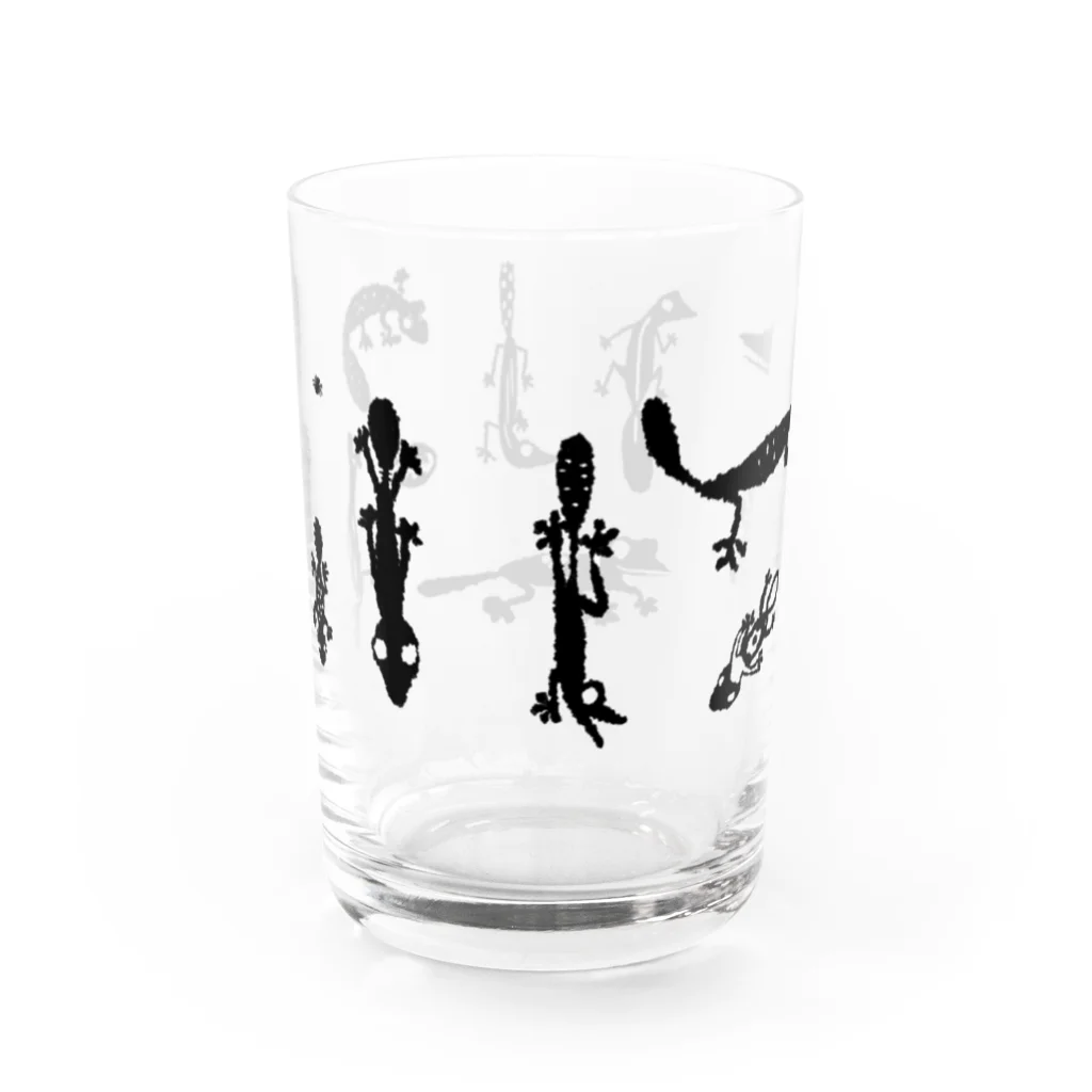 ケイの爬虫類　ヤモリ Water Glass :left