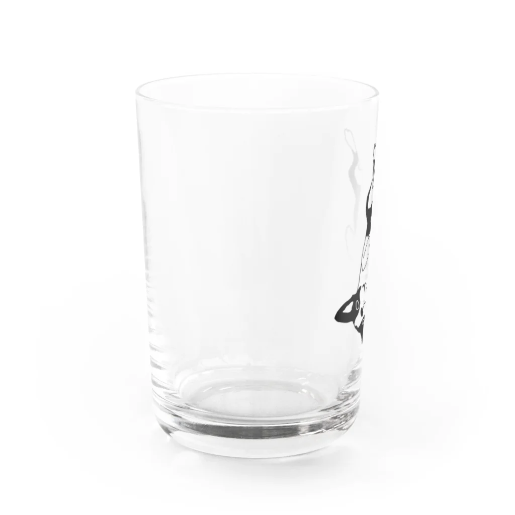 ボストンテリア　うちの子のボストンテリア3 Water Glass :left