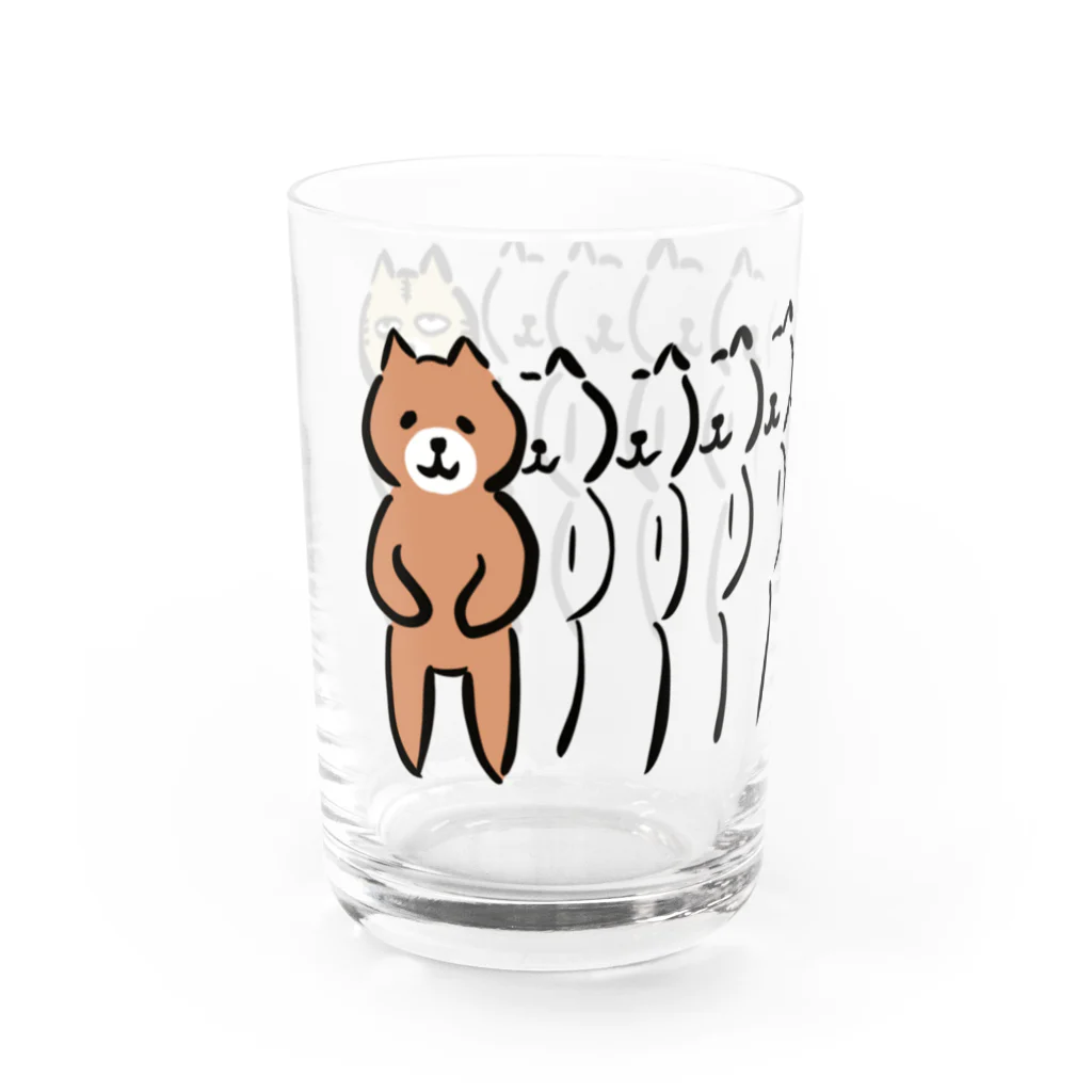 たぶん犬か猫のお店のたぶん犬か猫のグラス Water Glass :left