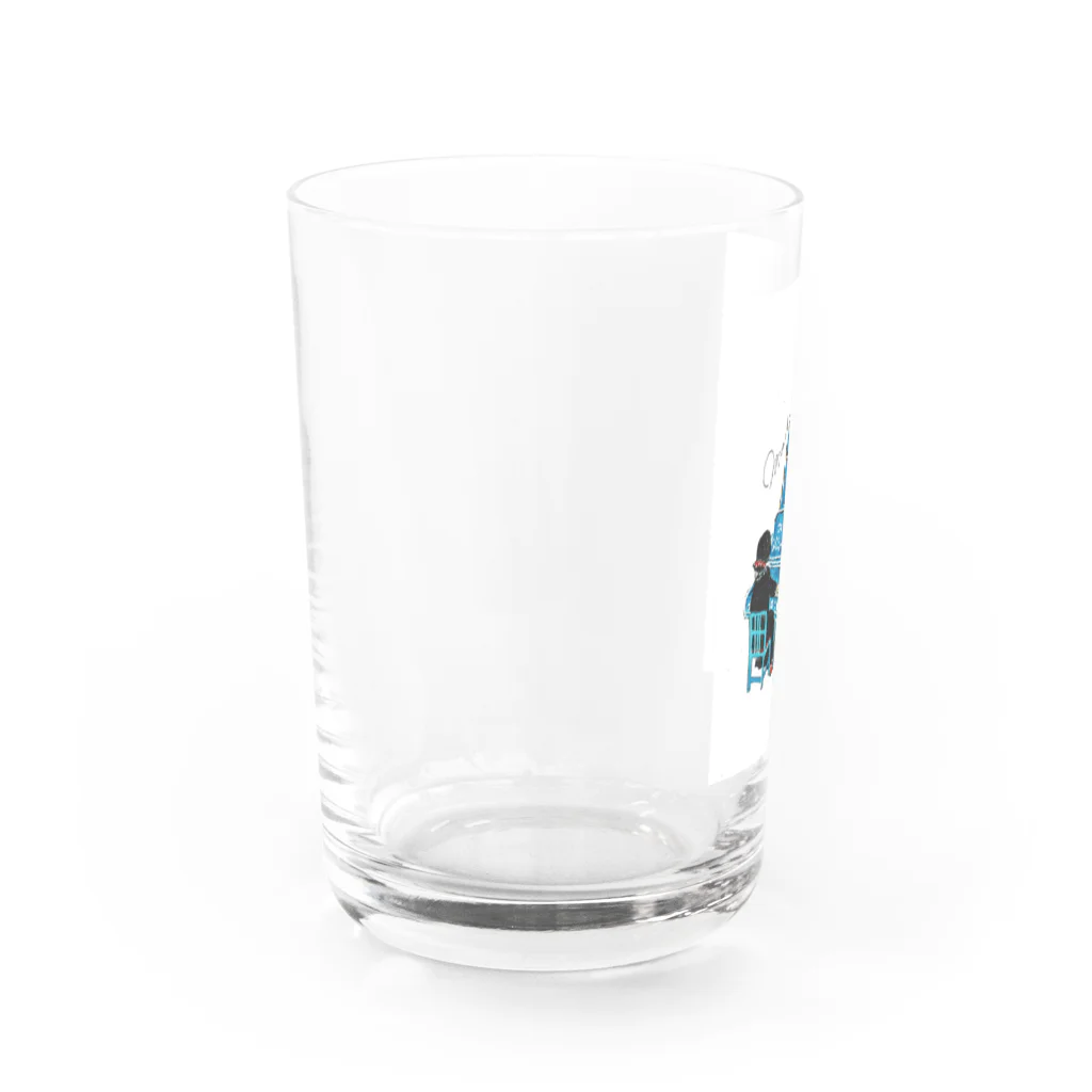 マダム・タカコshop　(byジャズ ビレバン)のMrs.Mana　こっち向いて！ Water Glass :left