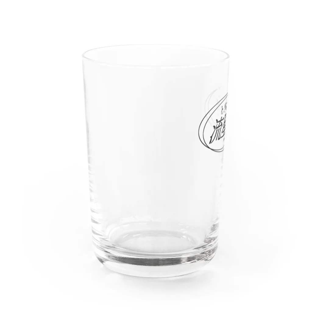 miraco.おんらいんのときめき流星群ロゴ Water Glass :left