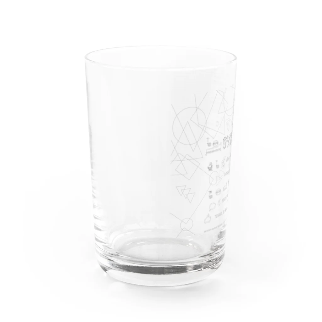 ジョシュ☪︎のDiGiTAL-OYASUMU.white Water Glass :left