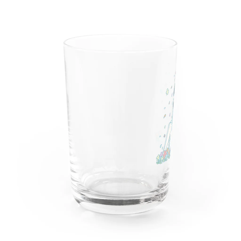 とことこのショップの花だらけ Water Glass :left