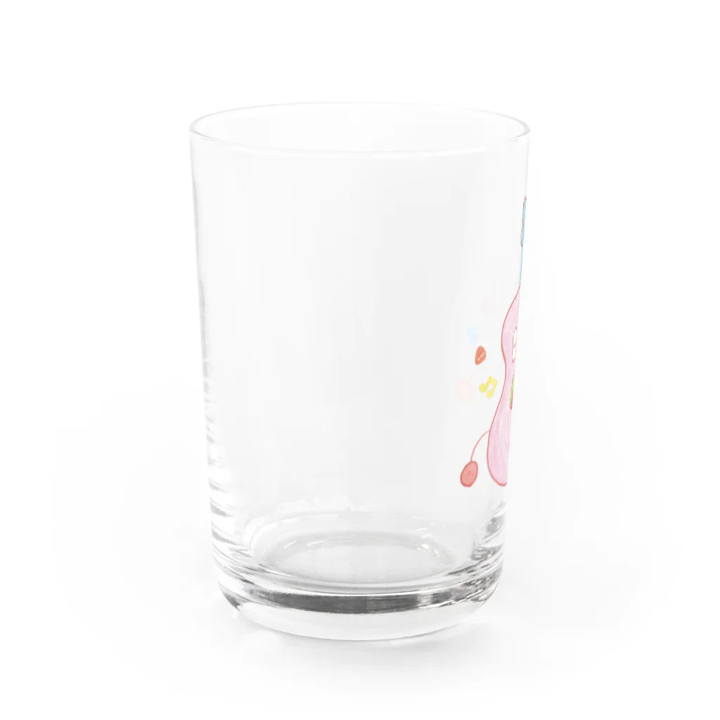 akamonoのギタポン(水彩) Water Glass :left