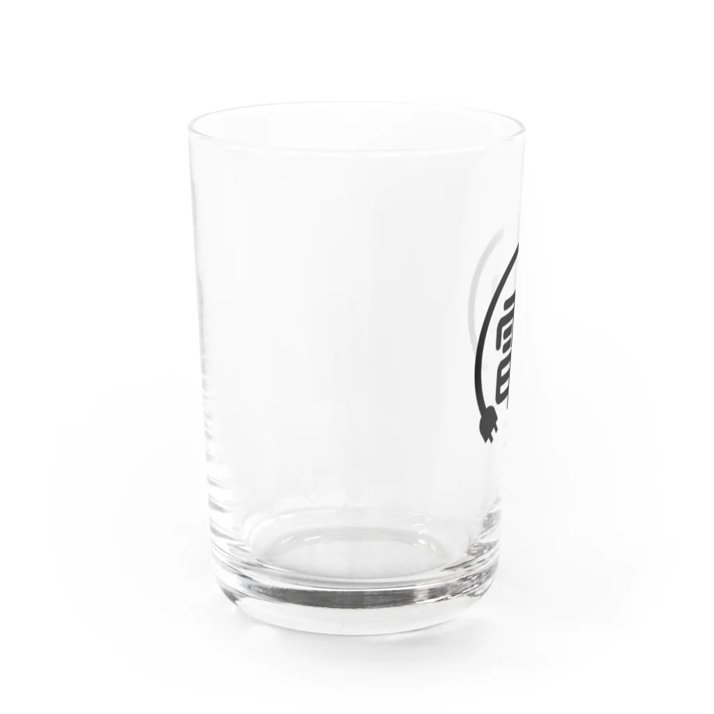 電気系学生の露店の丸電 Water Glass :left