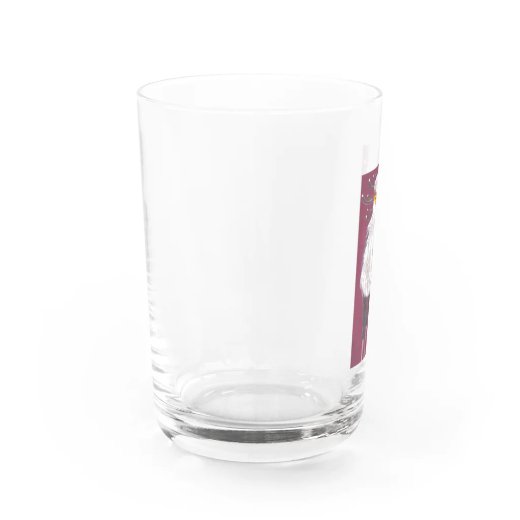 suzuejyaのヘビクイワシ Water Glass :left