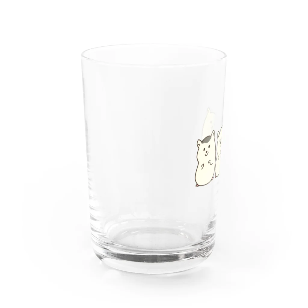タビーランドの3匹のハムちゃん Water Glass :left