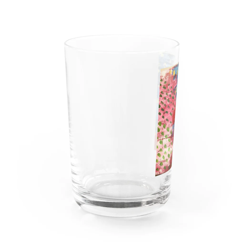 namaste99のカラフル ブルー Water Glass :left