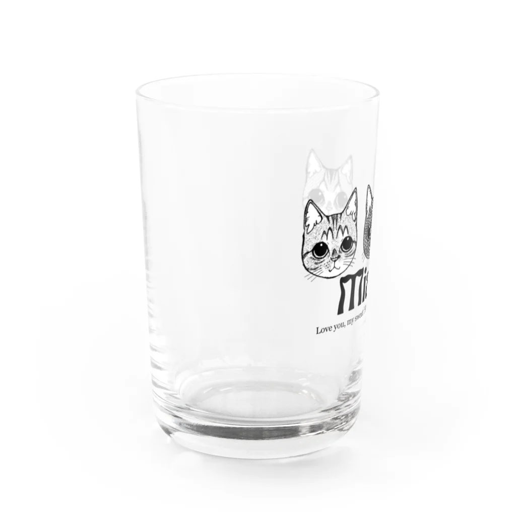 Miaws Shopの3にゃんず その2 Water Glass :left