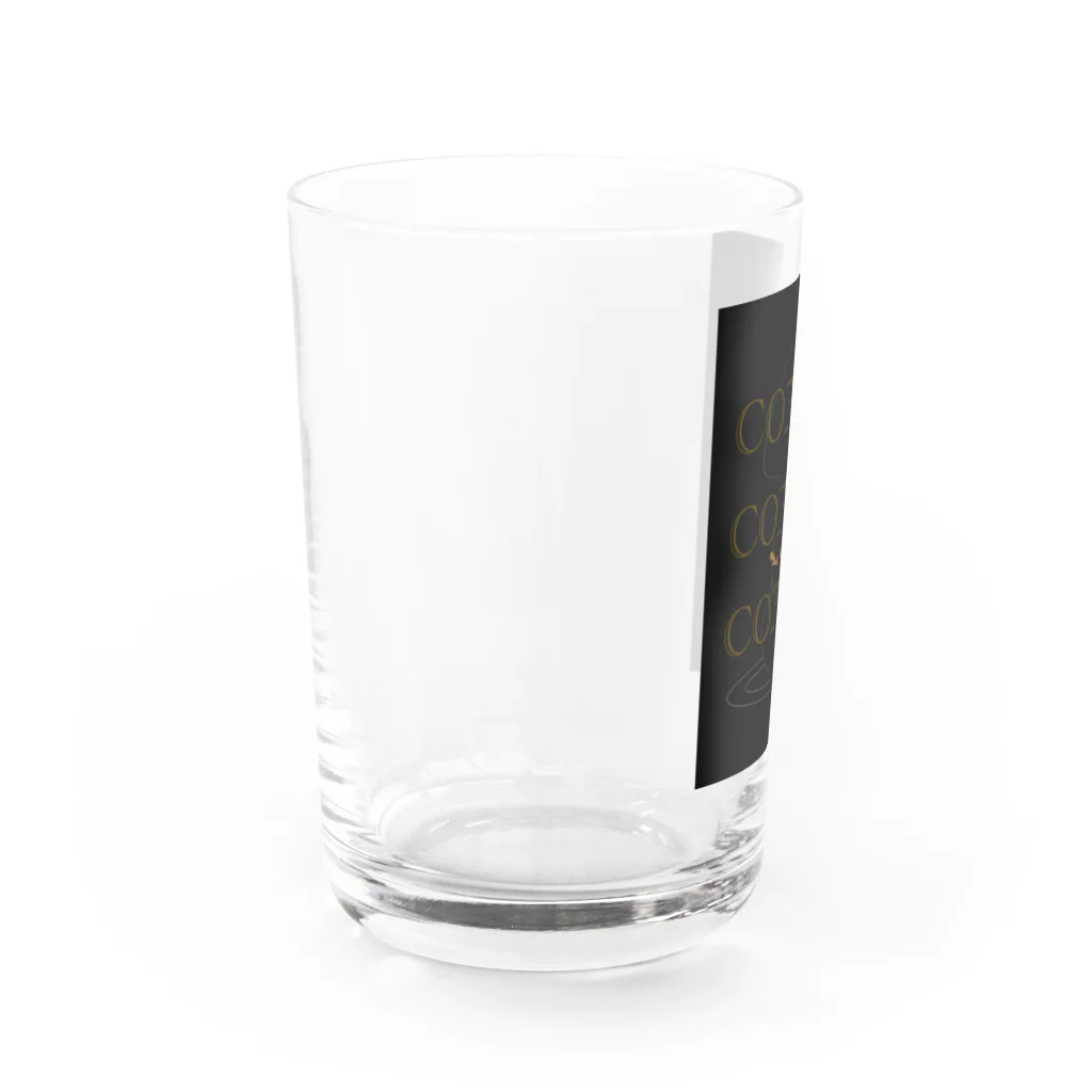 しろうさぎのくろうさぎのコーヒーブレイク Water Glass :left