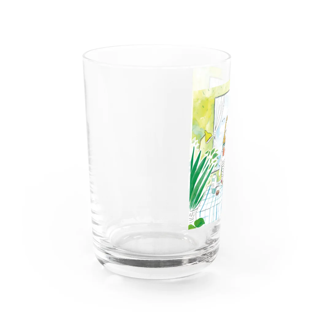 伊吹春香のモーニングコーヒー Water Glass :left