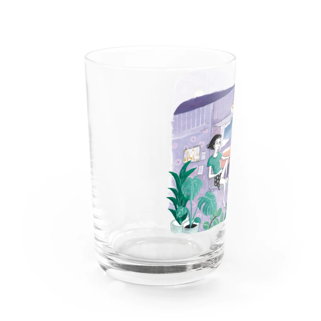 伊吹春香の海の見える夕暮れ Water Glass :left