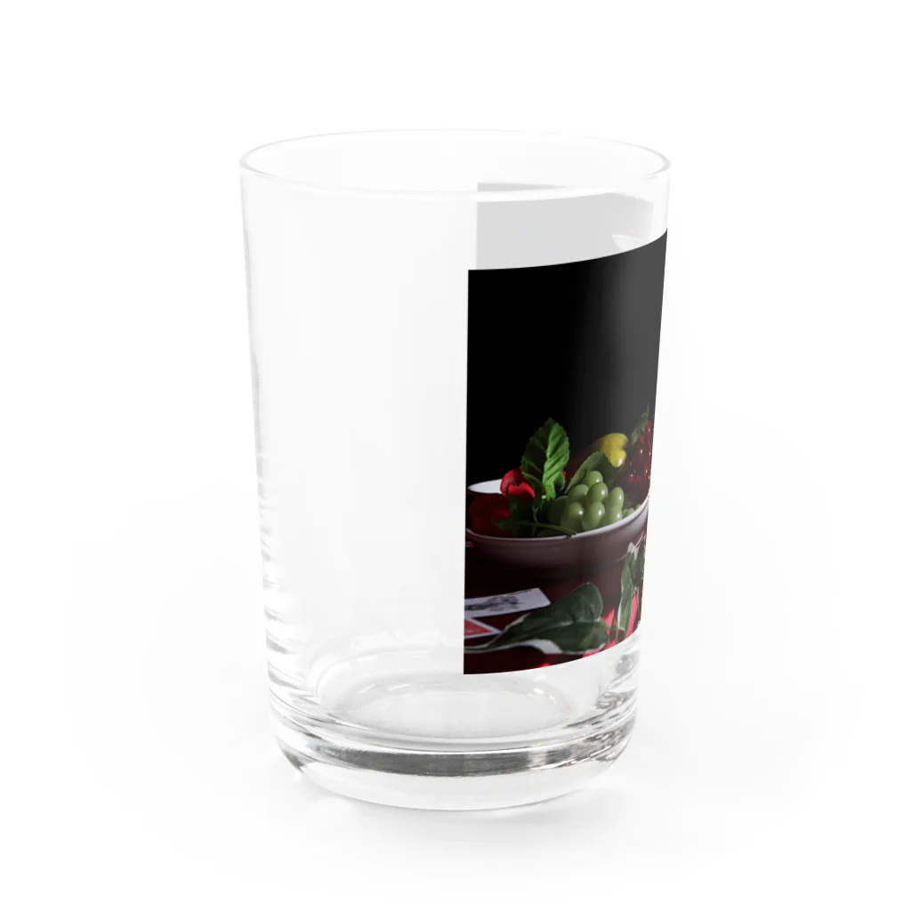 ウツギのハートの女王のティーパーティー Water Glass :left