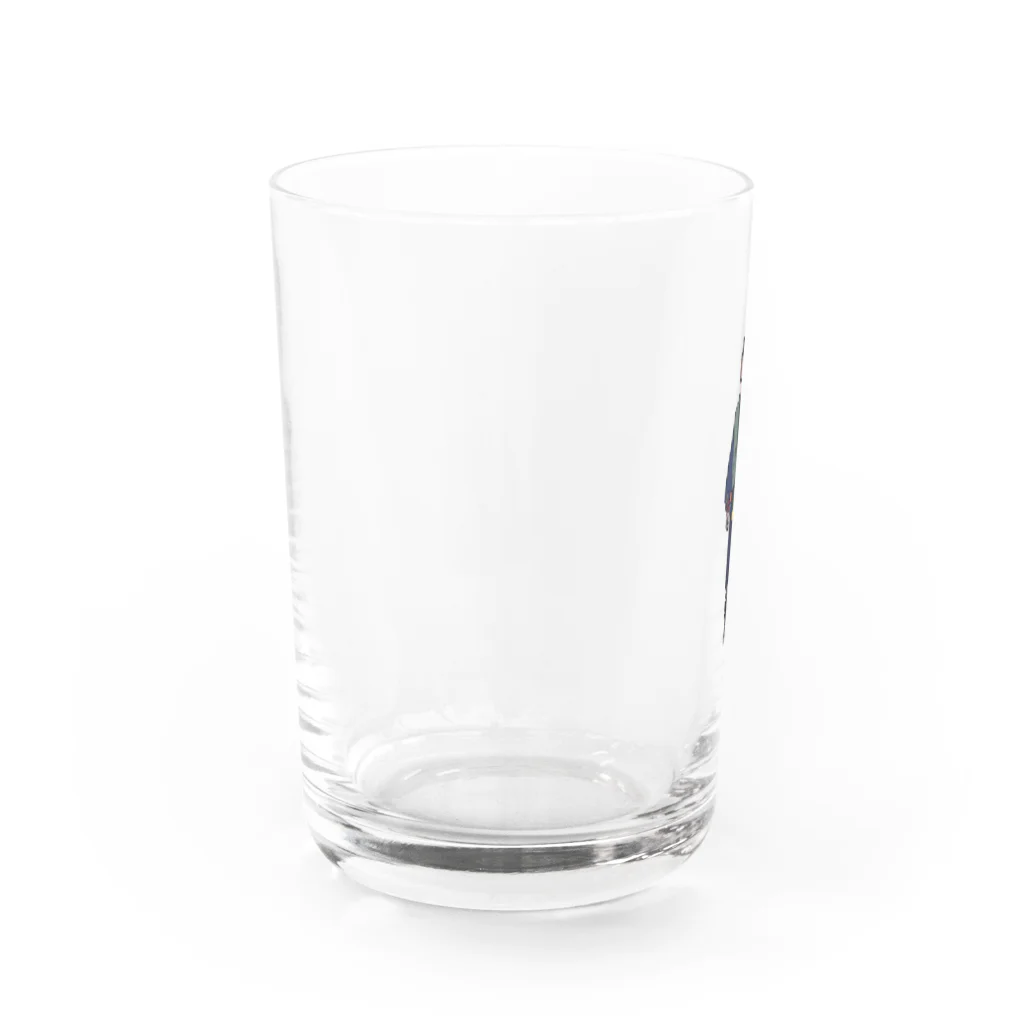 してぃうるふのモデルウォーク中おしゃれメーン Water Glass :left