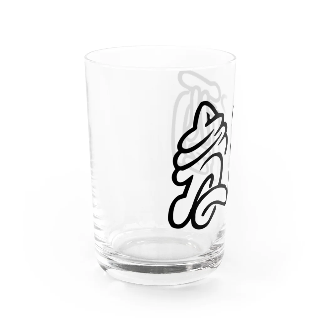 TYPOGRAPHIESの麦酒グラス Water Glass :left