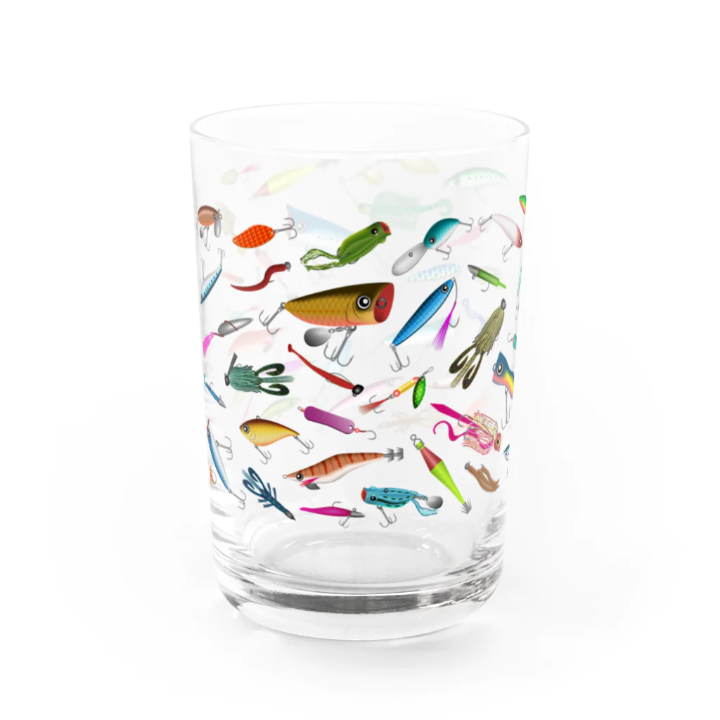 猫と釣り人のLURE_2C_GL Water Glass :left