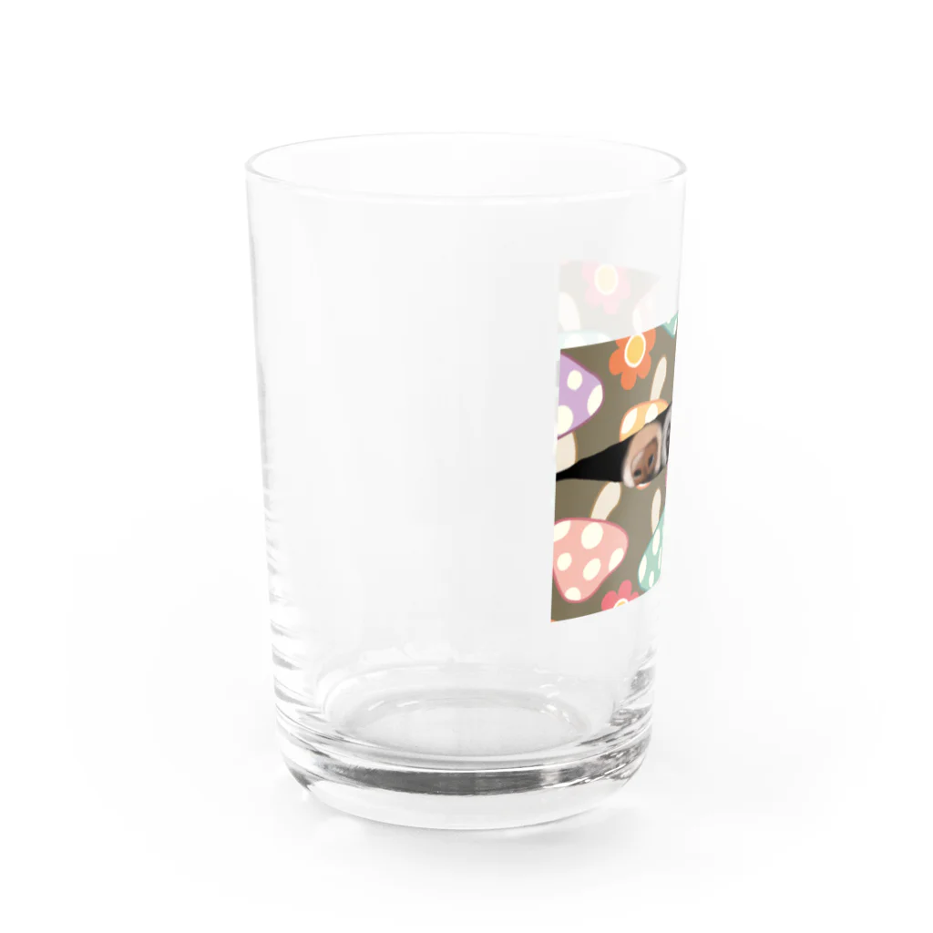 アニマルデザインはなの３匹のわんこ Water Glass :left