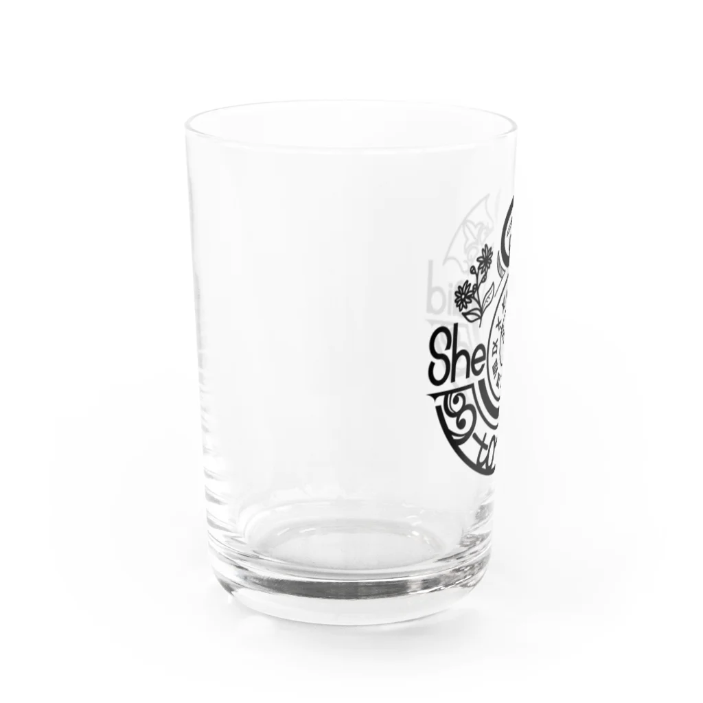 she said to meのgillyflower-Glass Water Glass :left