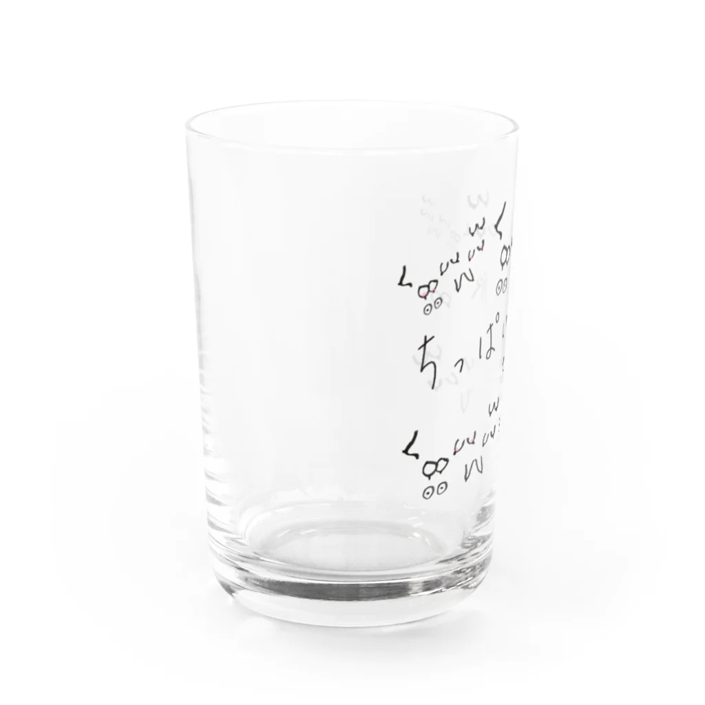 MONKAJI.のちっぱい派 Water Glass :left