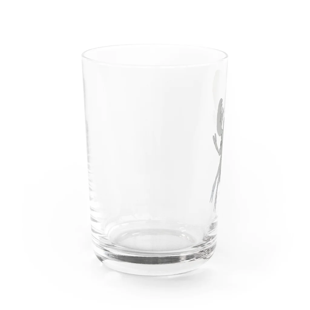 ナマケモノ雑貨店 SUZURI出張所のかっこいいクワガタ Water Glass :left