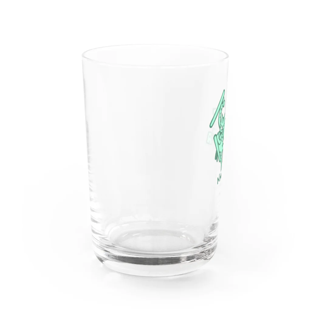 花小金井正幸のヒャヒャヒャ百貨店のバトルオブにゃにゃにゃにゃ〜ず〜猫トンファーグラス グラス左面