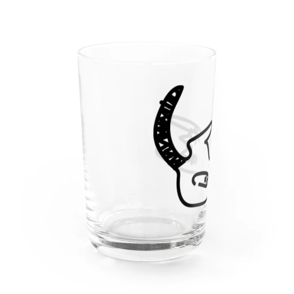 きくらげのおやすみにゃんこ Water Glass :left