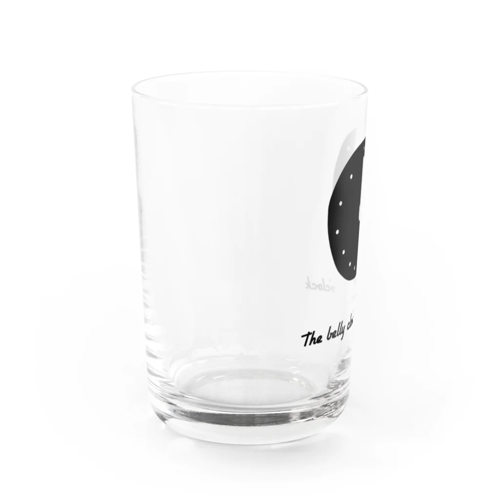 PaP➡︎Poco.a.Pocoの腹時計は3時だよ Water Glass :left