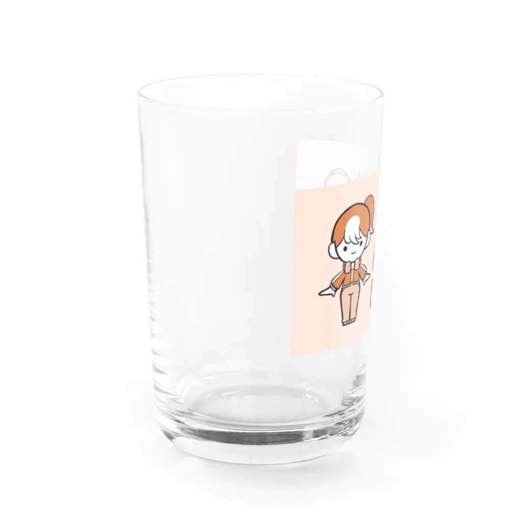 遣隋使さんのえとっこちゃん（午） Water Glass :left