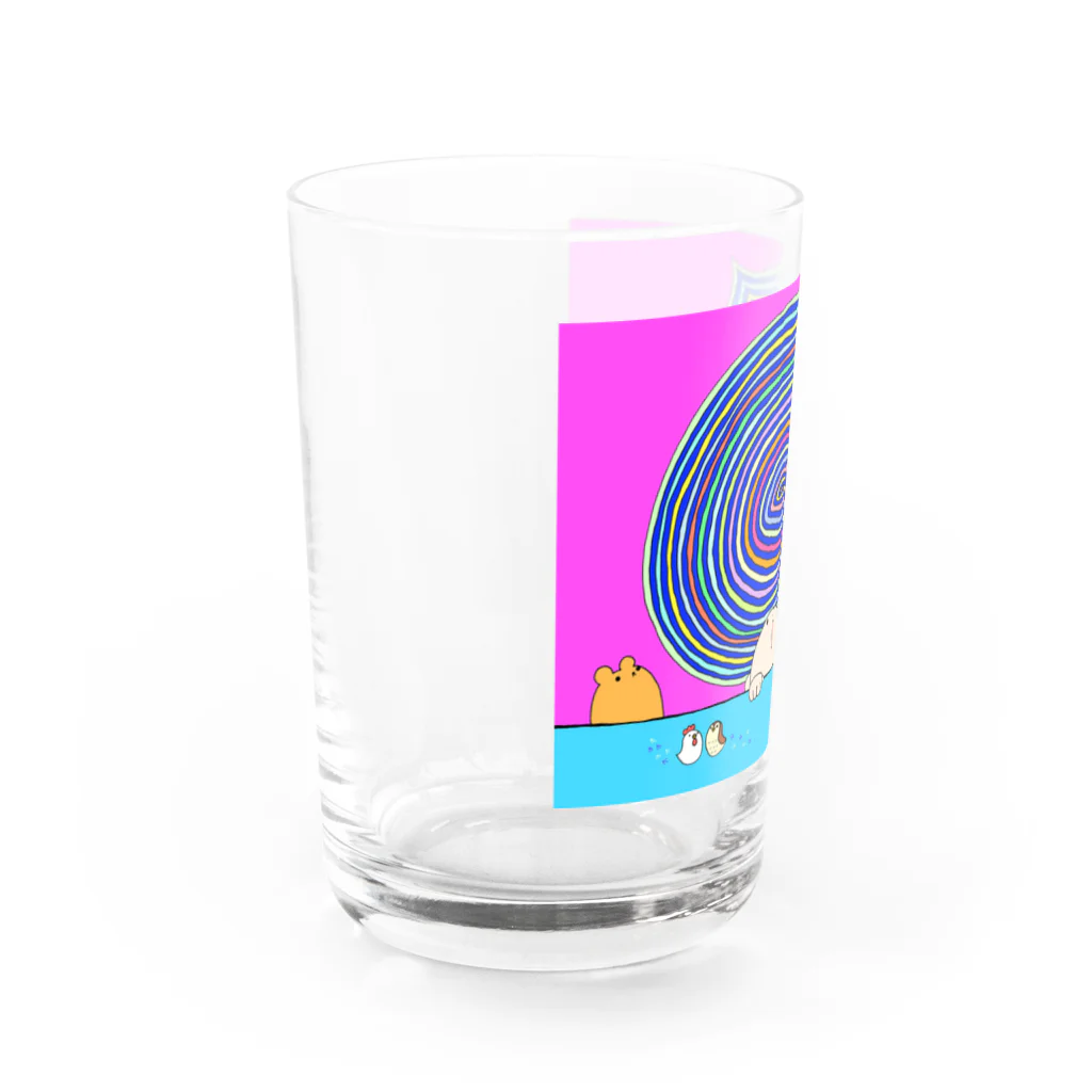 星華 -SEIKAcreate-の髪の毛、膨張中。 Water Glass :left