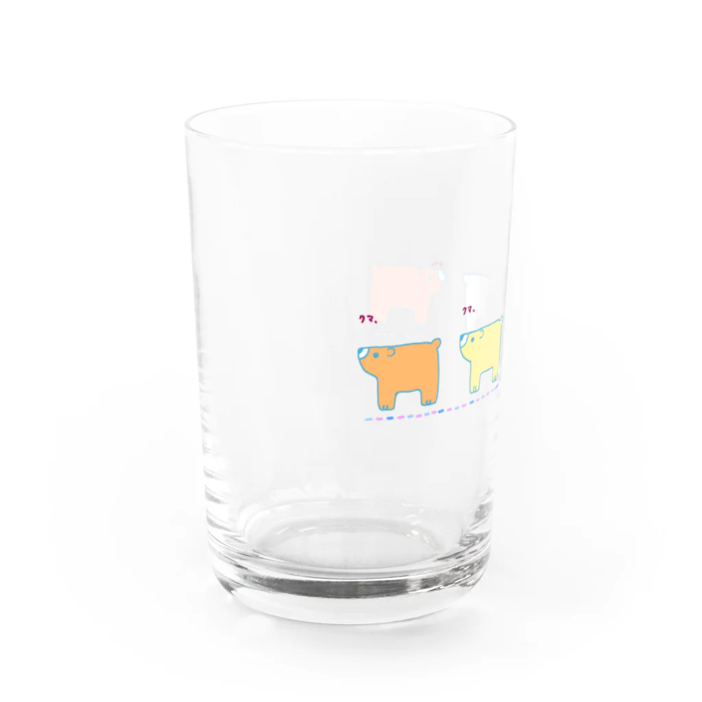 星華 -SEIKAcreate-のクマ、クマ、クマ、クマ。 Water Glass :left