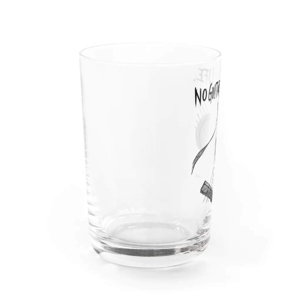 TACAのグッズ売り場のNo Guitar, No Life Water Glass :left