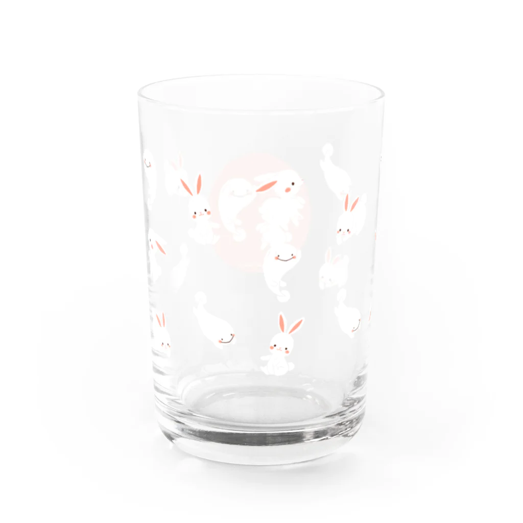 すずきいときちのさらまんだーとうさぎ Water Glass :left