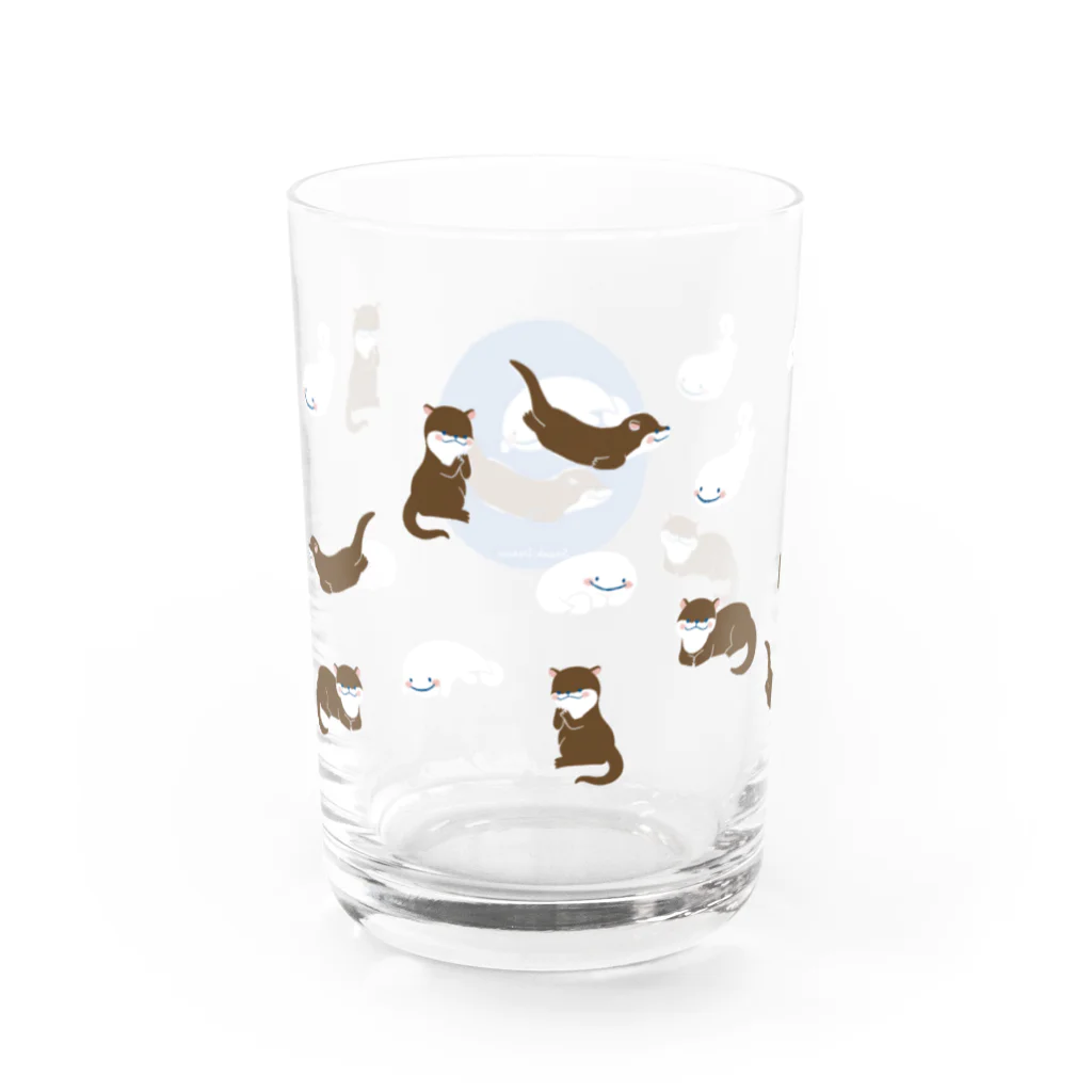 すずきいときちのさらまんだーとカワウソ Water Glass :left