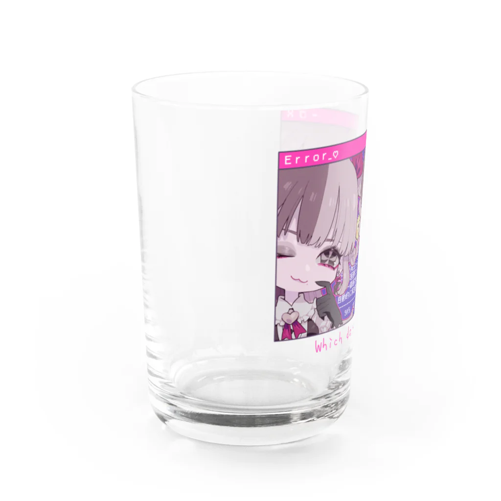 ぽこてんのエラー Water Glass :left