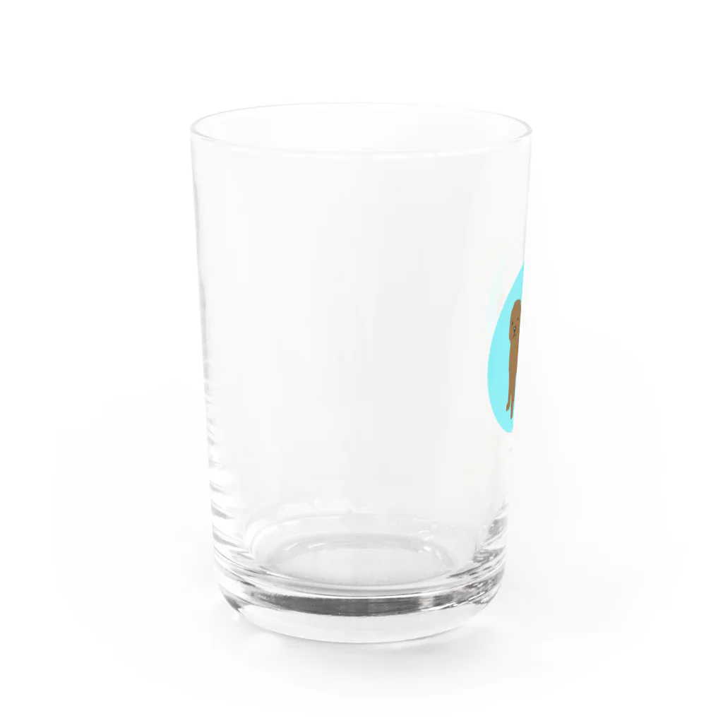 えびふらいの立ち止まり　プードル Water Glass :left