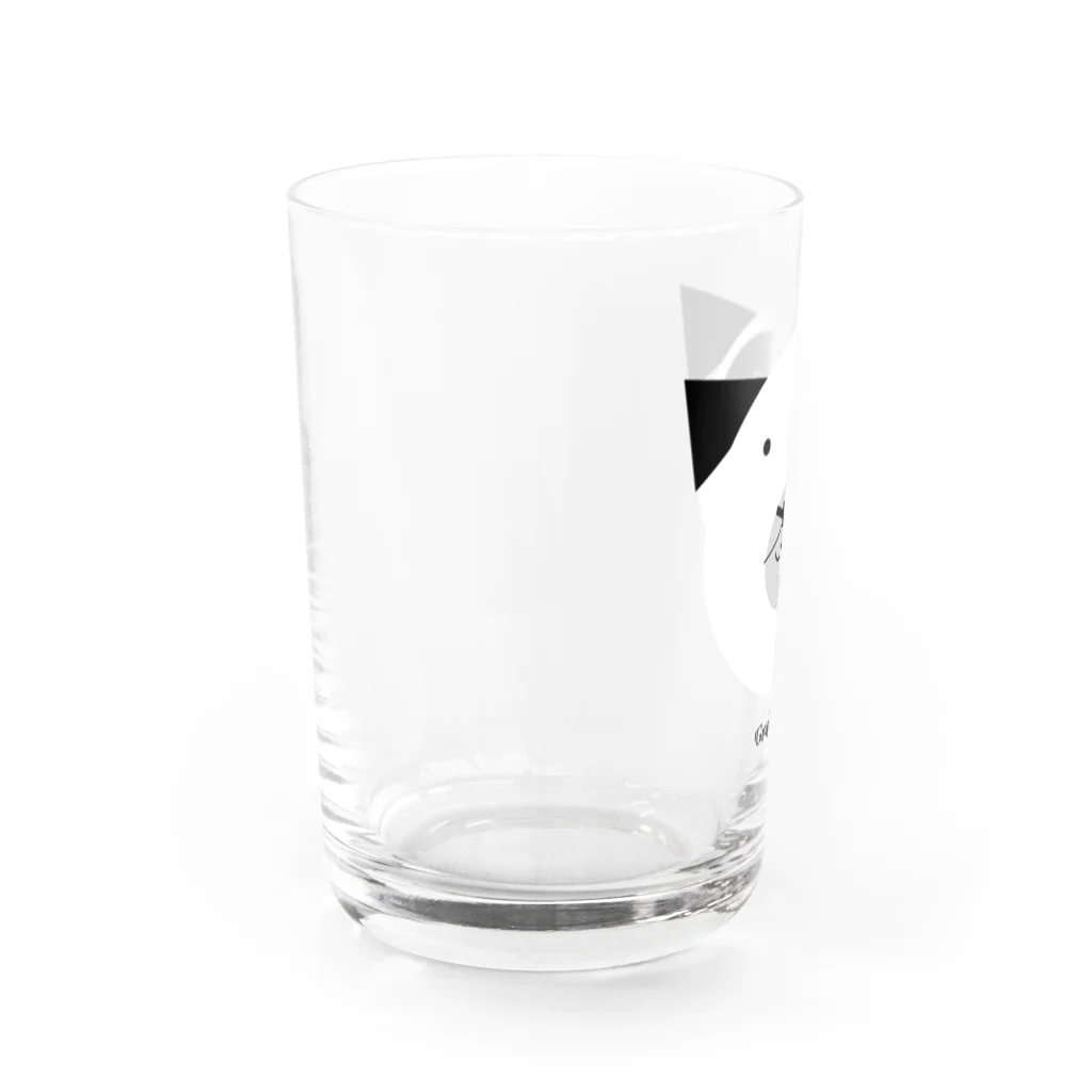 Graphicersのclock Tiny Dog Water Glass :left