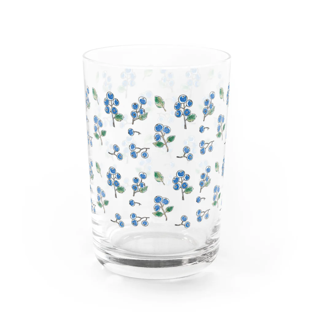 いろ もの かたちのブルーベリーのグラス Water Glass :left