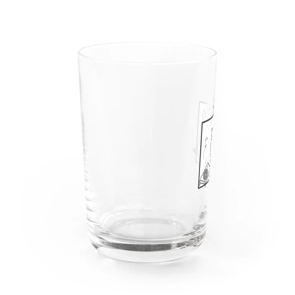 なりぶーのブタ公とレコード Water Glass :left